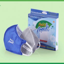 Khẩu Trang Than Hoạt Tính 4 Lớp, Vải Lọc Kháng Khuẩn Asia Mask